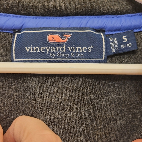 Vineyard Vines Martha's Vineyard Dark Gray Zip Sweatshirt Size Small Unisex - Picture 9 of 12